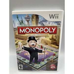 Monopoly for Nintendo Wii - Complete & Ready to Play!